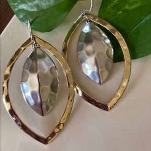 Grace & Heart Sterling Silver/ Brass Earrings
